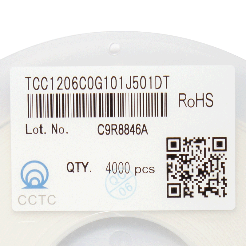 TCC1206COG101J501DT